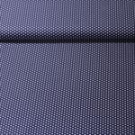 Baumwolle Popeline Stella - Mini Sterne Navy Weiß-0