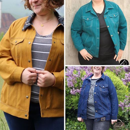 Jeansjacke - Draufgängerin Curvy - Schnittmuster eBook